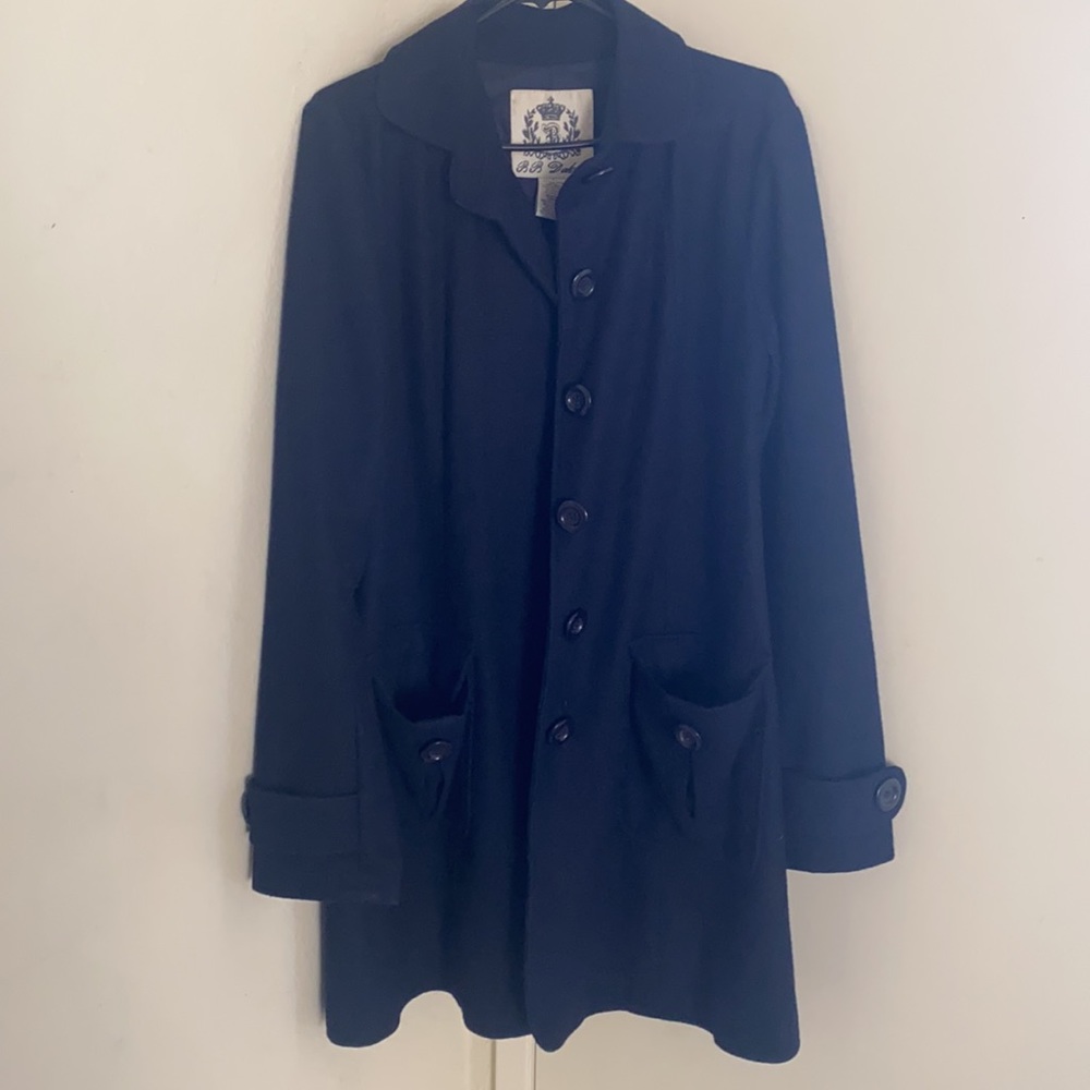 Wool trench coat